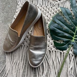 Birdies Gold Metallic Slip-On Sneakers Size 7.5